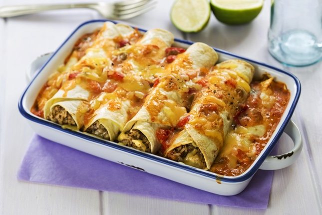 Enchiladas, un plato mexicano que se puede hacer de diversas maneras